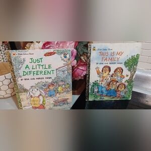 This is My Family & Just a Little Different by Gina & Mercer Mayer Golden Book